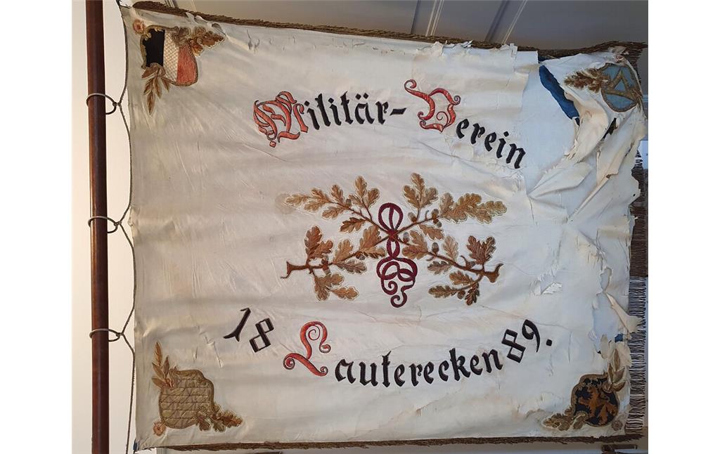 Fahne Militärverein Lauterecken (1889).
