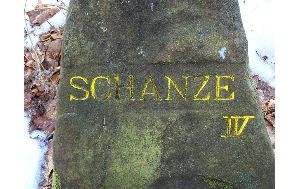 Ritterstein Nr. 65 Schanze IV am Steigerkopf (2018)