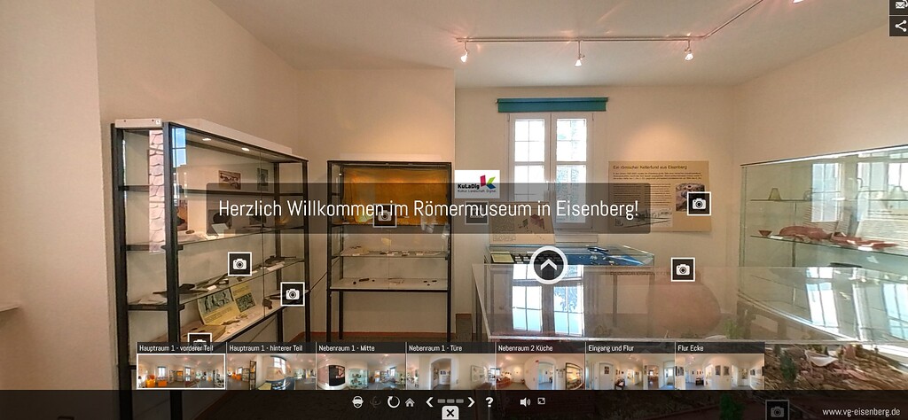 Das Römermuseum im Haus Isenburg in Eisenberg (Pfalz) - ein virtueller Rundgang (2021)
