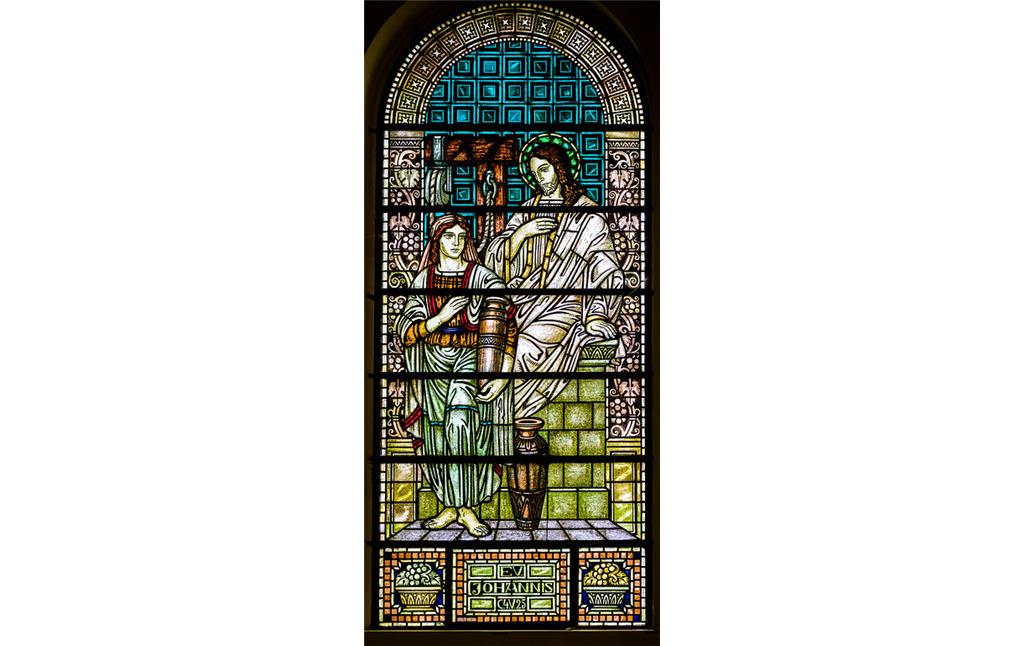 Glasfenster "Christus und die Samariterin am Brunnen" (2019)
