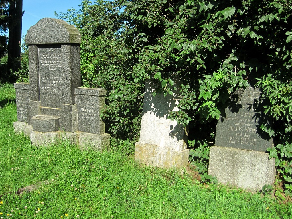 Jüdischer Friedhof Flamersheim, Grabsteine (2012)