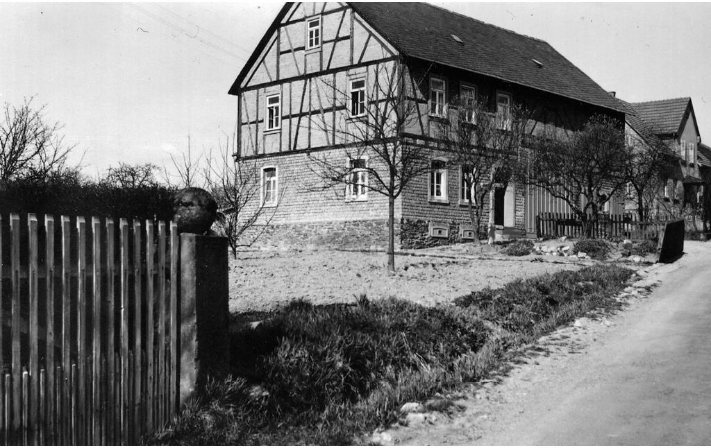Fachwerkhaus an der Stromberger Straße in Dörrebach (1920er Jahre)