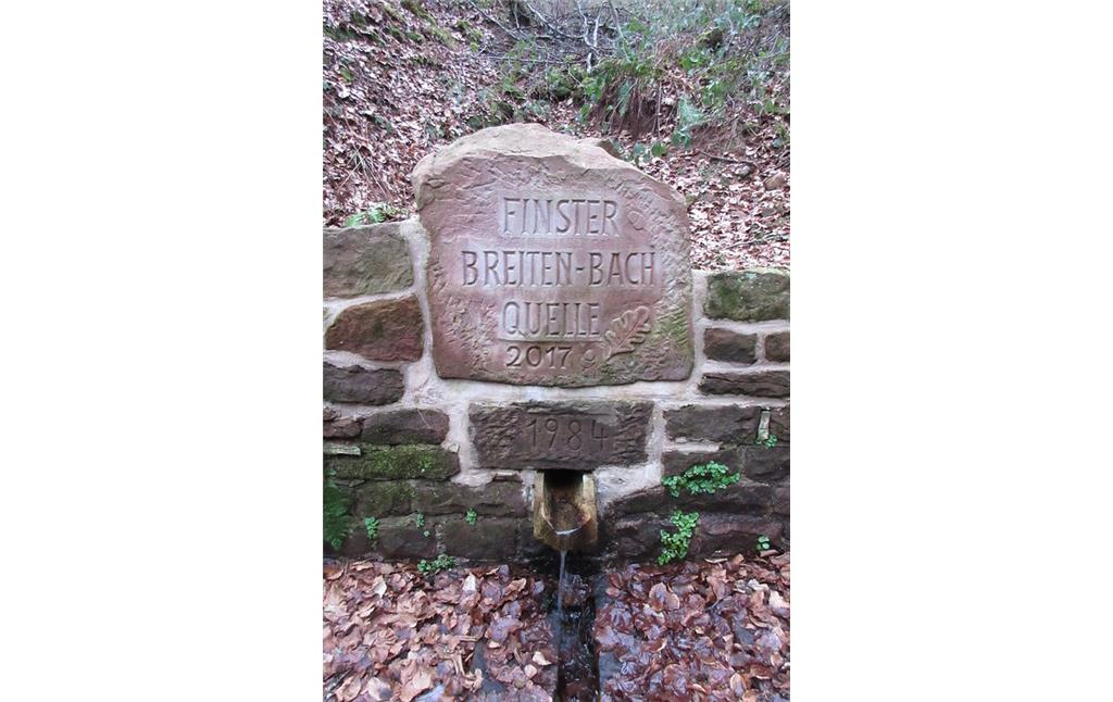 Quelle und Brunnen am Rumpelswoog am Breitenbach (2018)