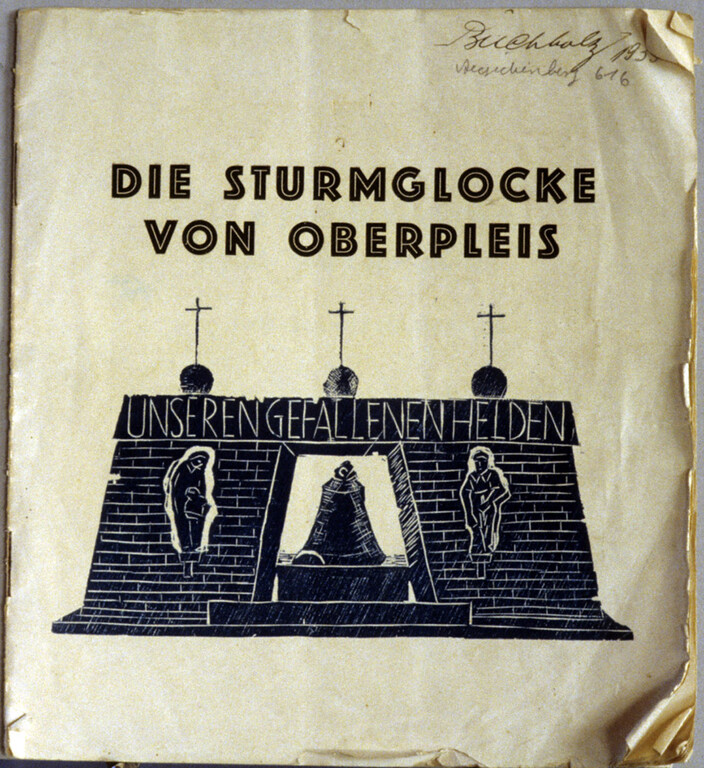 Druckschrift zum Gedenken an die Sturmglocke von Oberpleis, Ausgabe: 1930/August, Siebengebirgsmuseum/Heimatverein Siebengebirge (fotografiert ca. 2010)