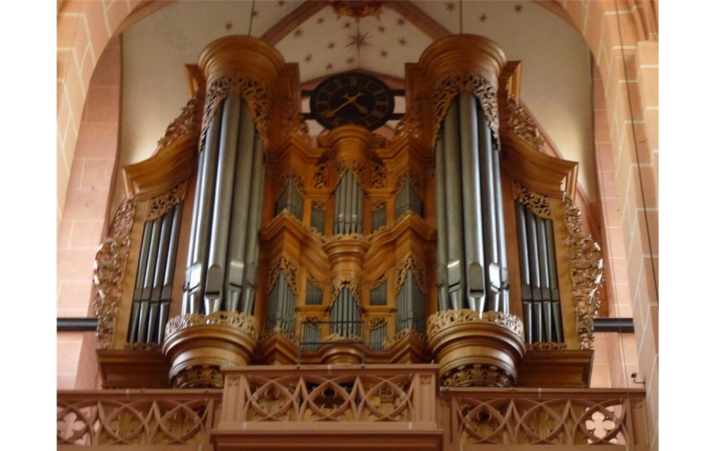 Die barocke Orgel der Liebfrauenkirche in Oberwesel (2016).