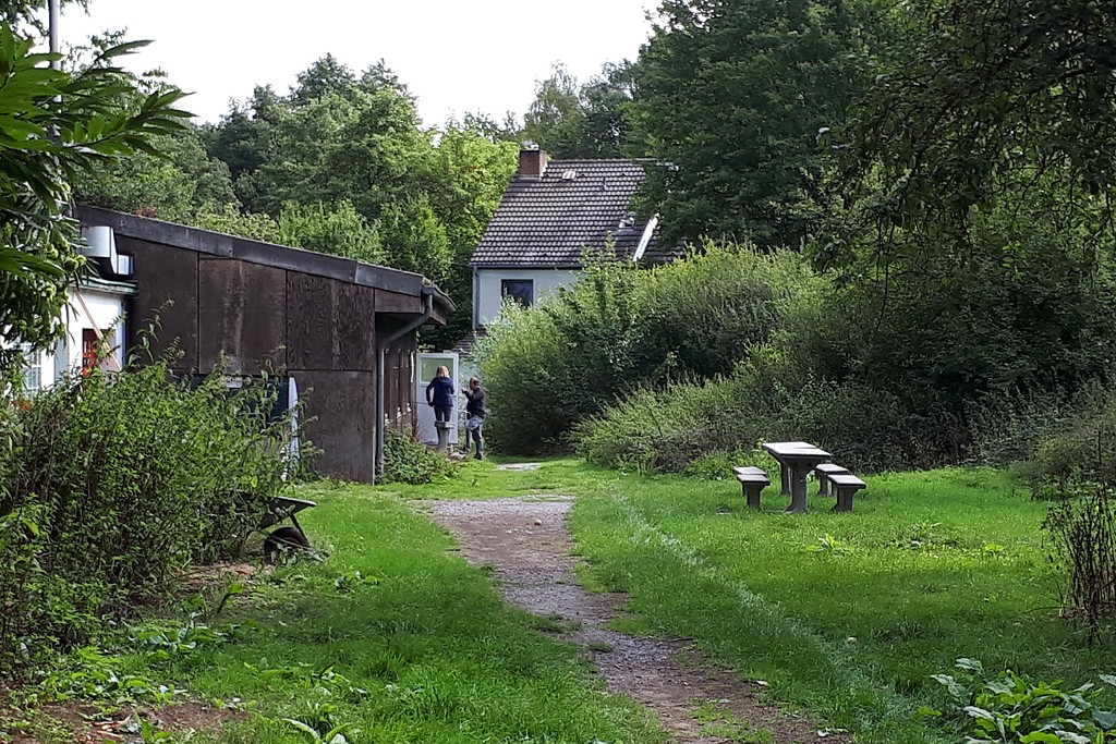Außengelände am Forsthaus Hasenacker in Sonsbeck-Labbeck, heute Jugendbildungsstätte (2018)