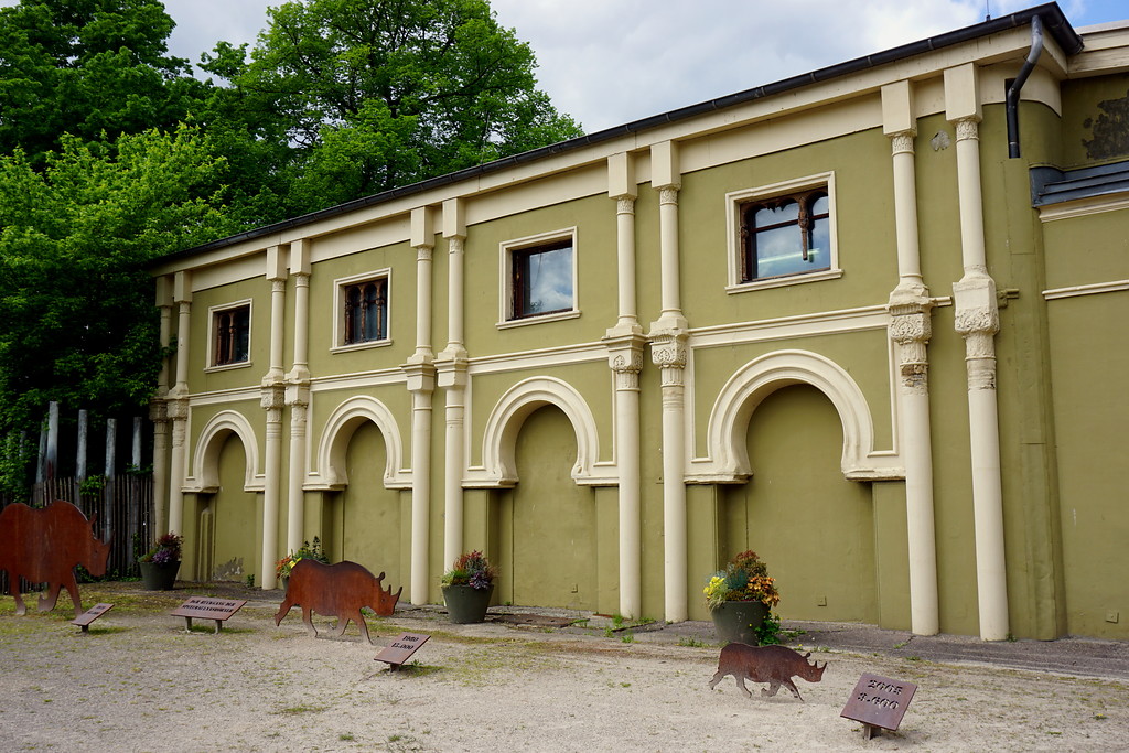 Zoologischer Garten Köln. Ehemaliges Giraffen- und Antilopenhaus von 1863/64 (2018)