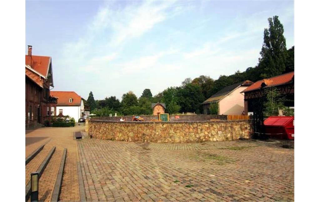 Blick auf des Gelände des Ritterguts Bangert in Bad Kreuznach (2014)