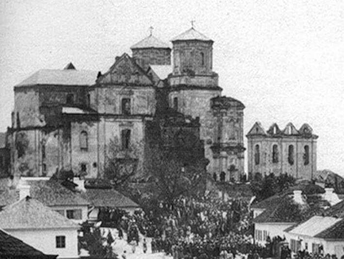 Uspenskiy (St. Dormition) Cathedral in Volodymyr-Volynskyi in 1892