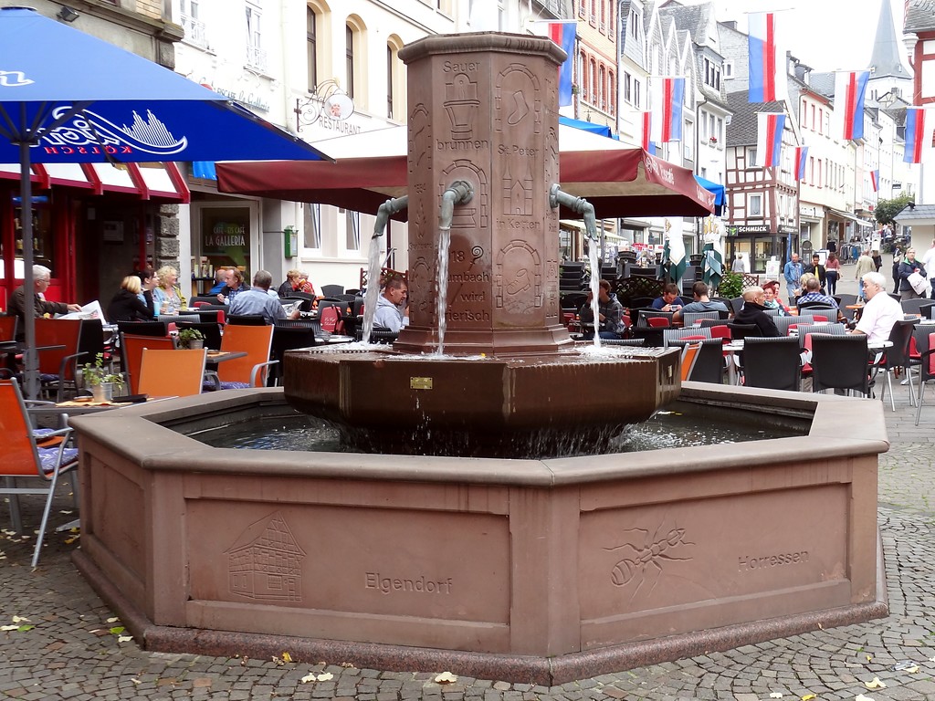 Marktbrunnen auf dem Großen Markt in Montabaur (2014)