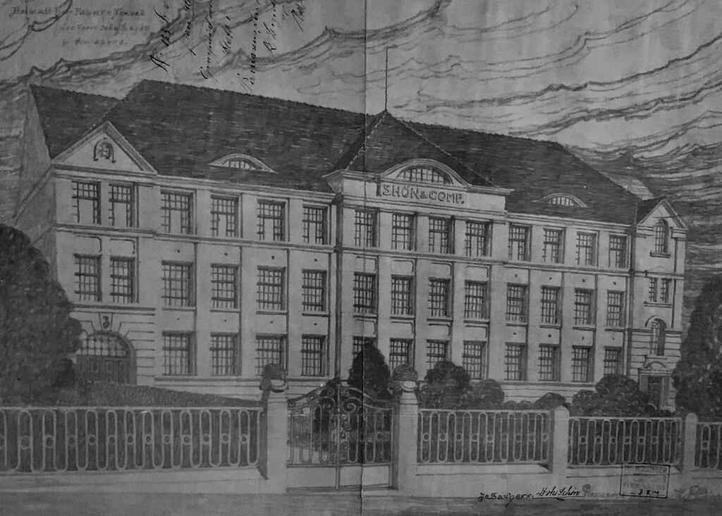 Fabrikgebäude der Firma Schön (Grundbau), Teichstraße 19 in Pirmasens (1914)