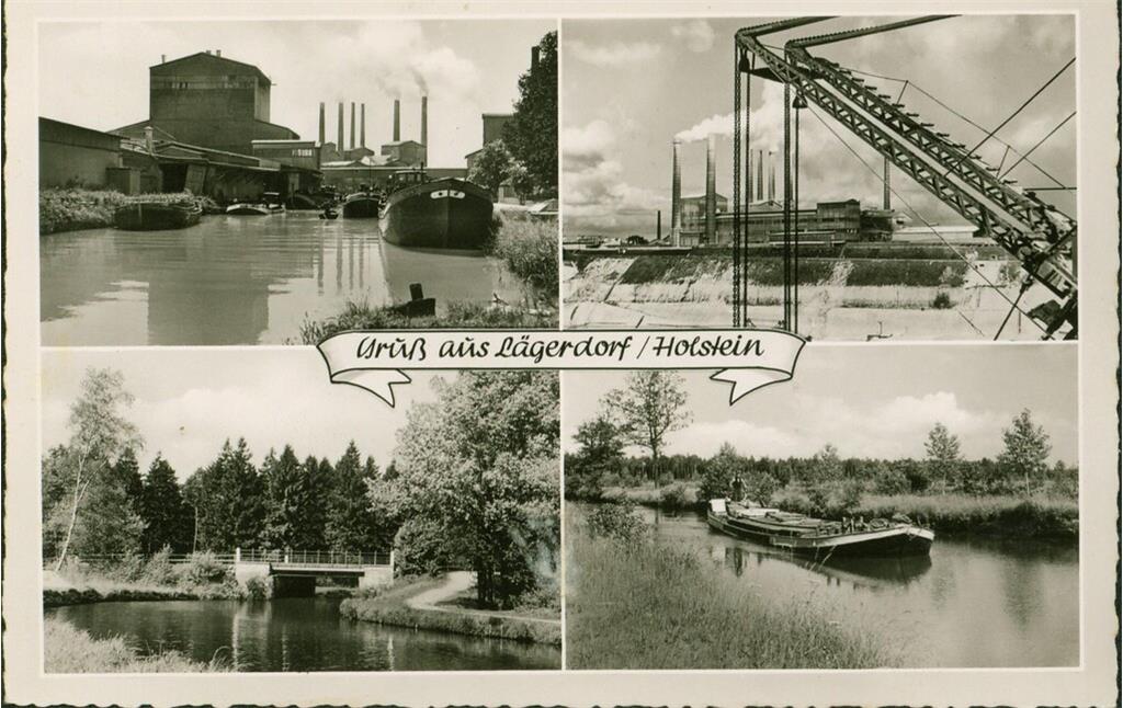 Ansichtskarte aus Lägerdorf wohl aus den 1950ger Jahren