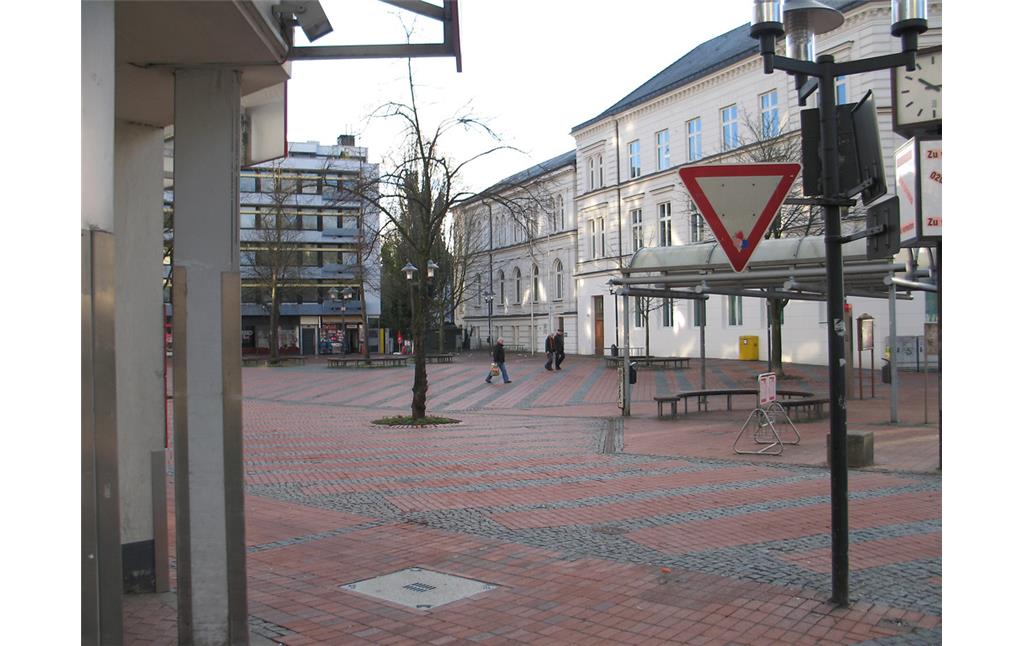 Grendplatz in Essen-Steele, ehemaliger Endpunkt der Bergischen Kleinbahn (2011)