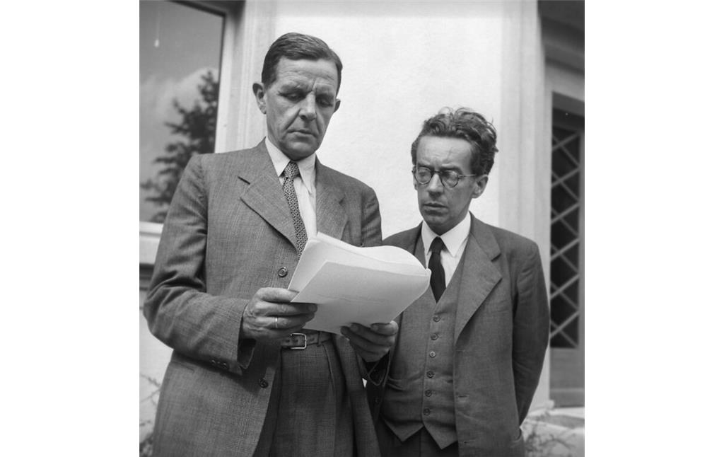 Dr. Adolf Freudenberg and Rev. Otto Nothhacksberger (zw. 1948 und 1960)