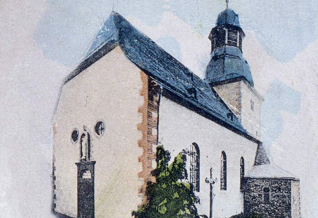 Katholische Kirche Maria Himmelfahrt in Dörrebach (um 1900)