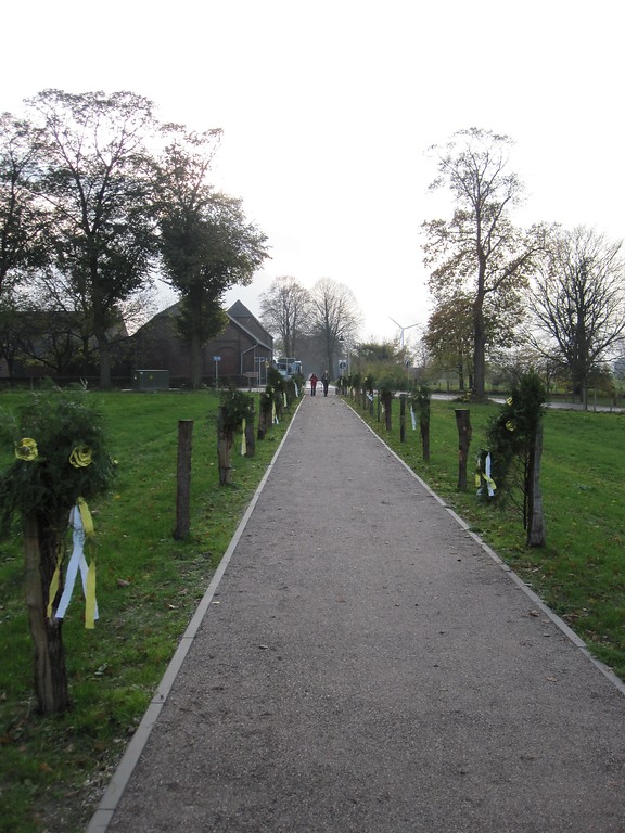 Weg von der Kriche ins Dorf in Louisendorf (2009)