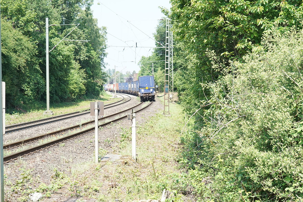 Bahnstrecke Viersen-Venlo. Höhe Grenzübergang / Deller Weg (2018)