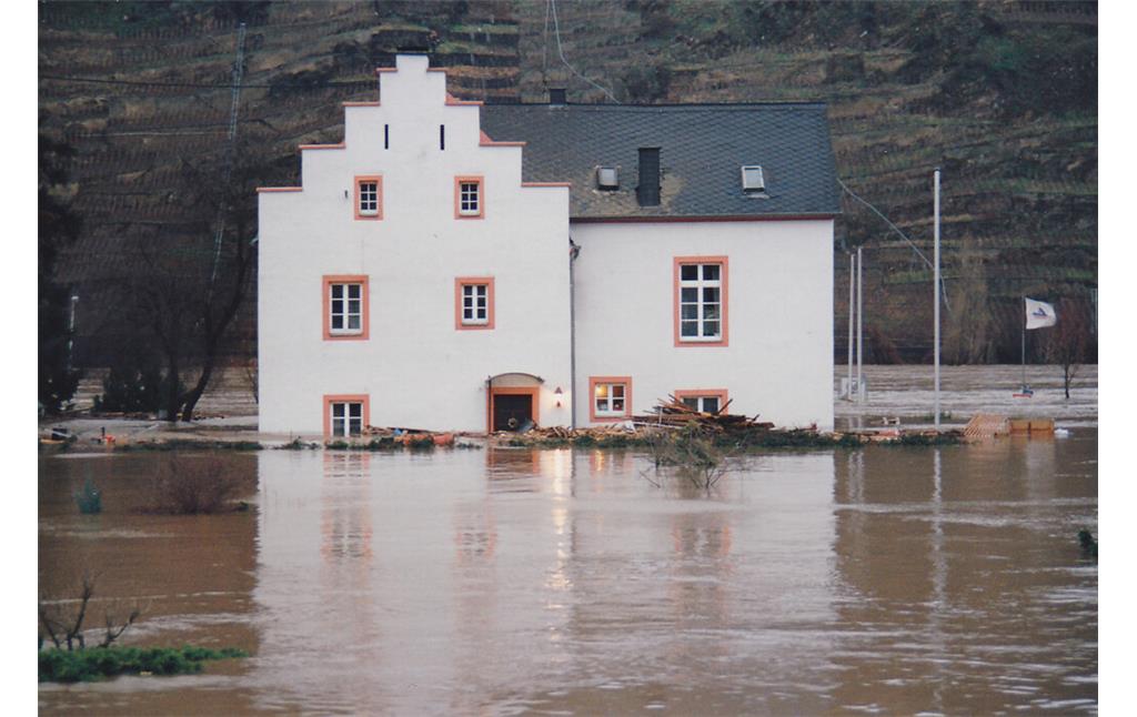 Haus Am Kirmesplatz 11 in Koblenz-Lay bei Hochwasser