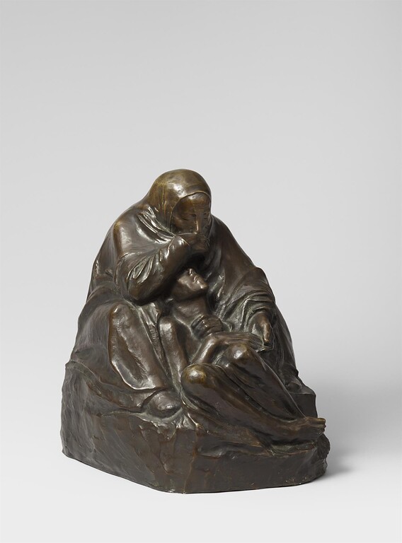 Käthe Kollwitz, Pietá, 1937-1938/29, Bronze, S 37