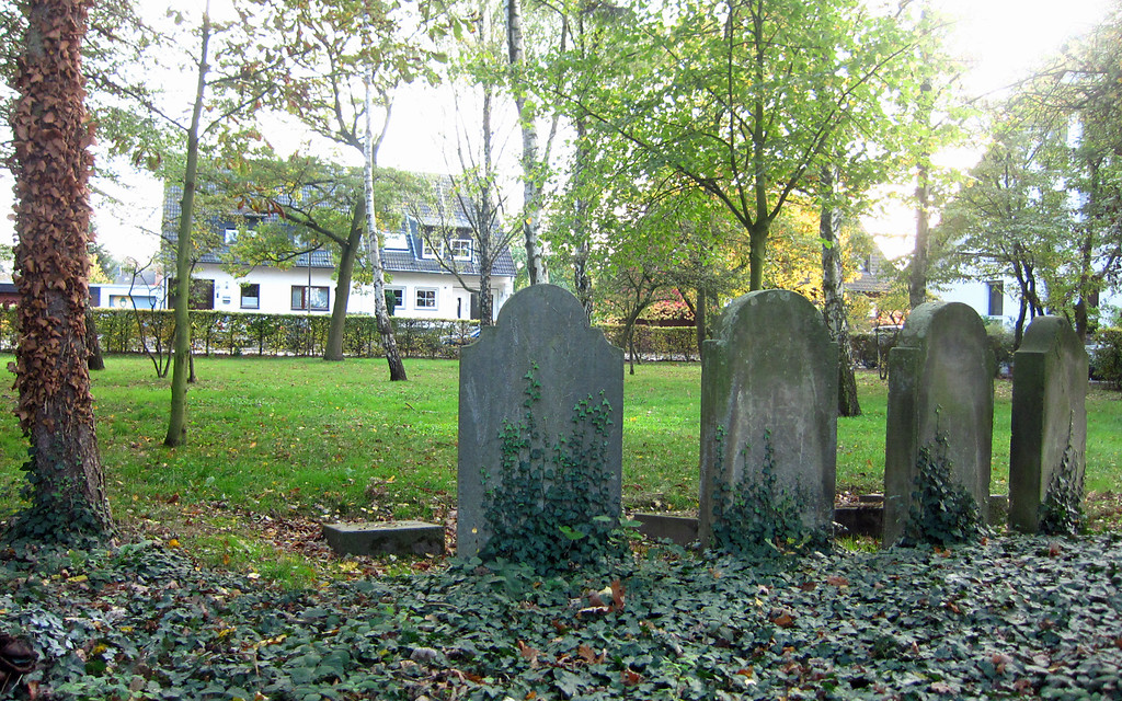 Gräberfeld auf dem Judenfriedhof Knickelsdorf in Willich-Schiefbahn (2013)