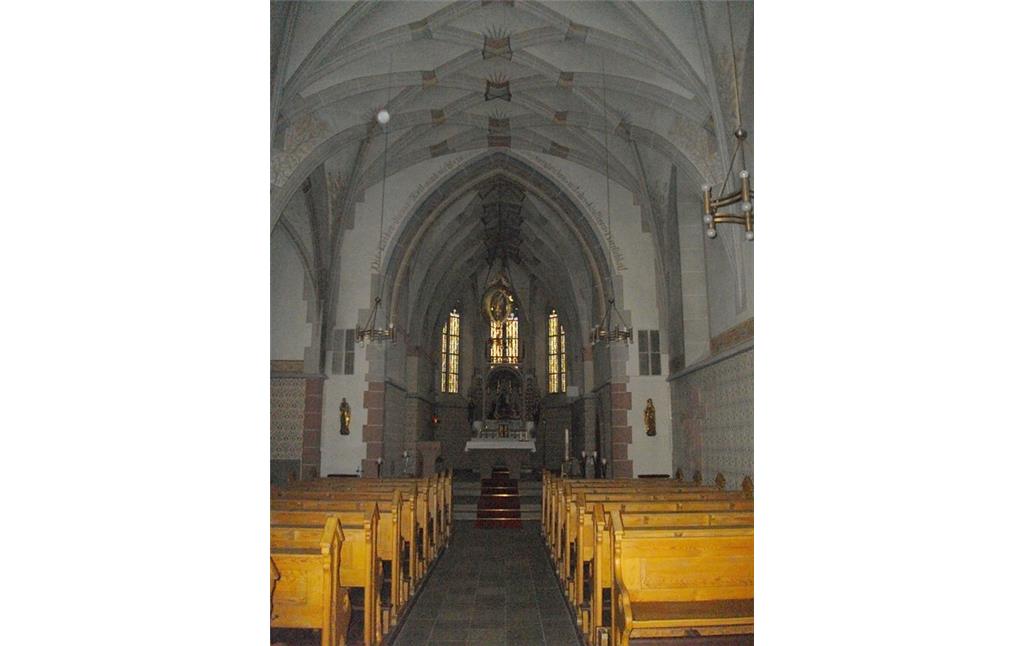 Innenraum der katholischen Allerheiligenkapelle auf dem Allerheiligenberg in Niederlahnstein (2008)