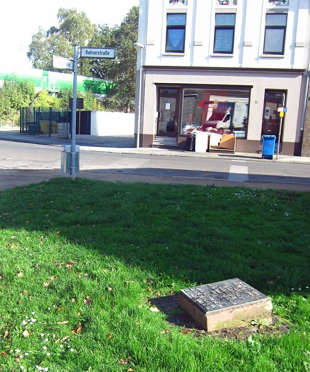 Die Parzelle des älteren jüdischen Friedhofs in der Florastraße (Ecke Rahserstraße) in Viersen (2013).