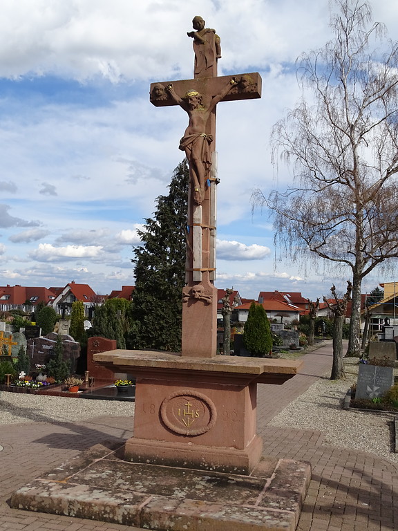 Steinkreuz Friedhof Maikammer (2018)
