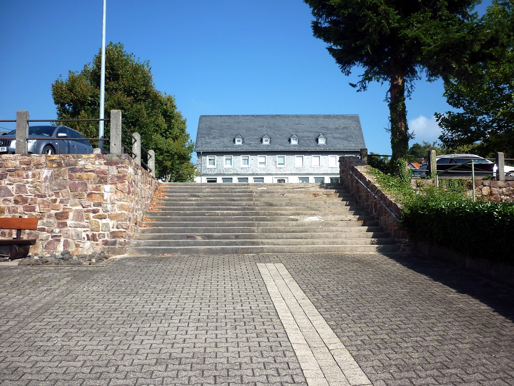 Ehemaliger Standort des Schlosses von Dörrebach (2016).