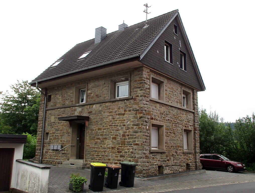 Das heute als Wohnhaus genutzte frühere Synagogengebäude in Ruppichteroth (2021).