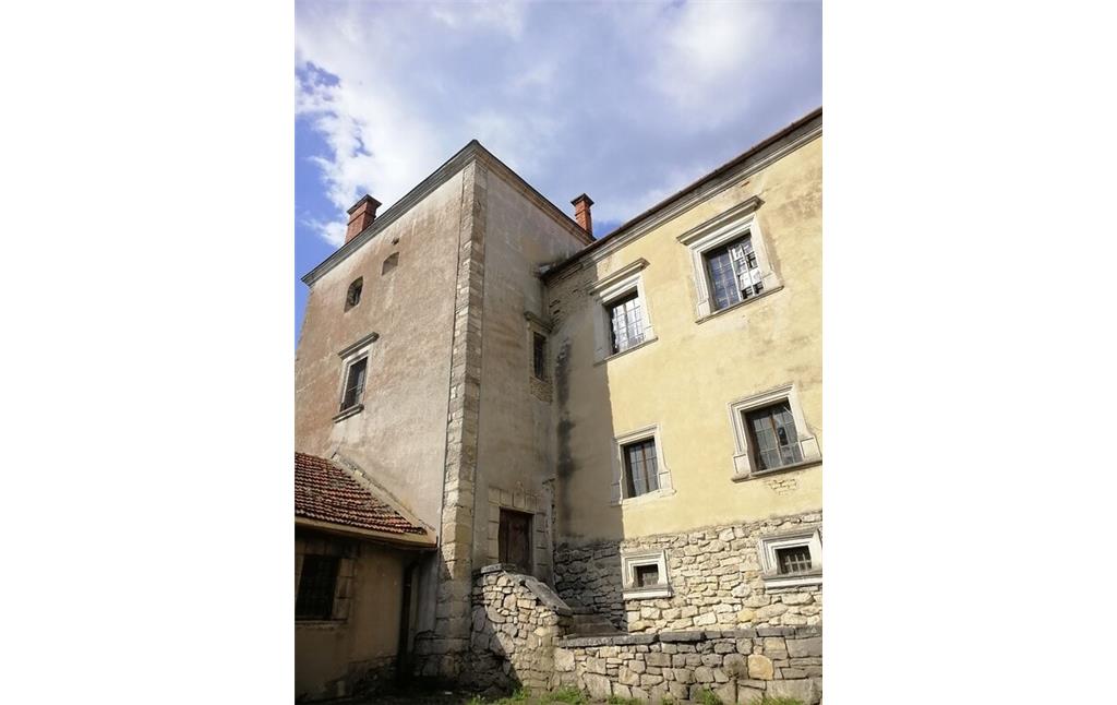 Lower courtyard of Svirzh Castle (2021)