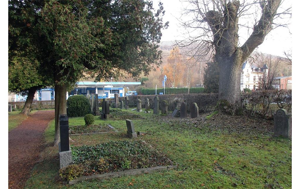 Gräberfeld des jüdischen Friedhofs Schleiden-Gemünd in der Kölner Straße (2016)