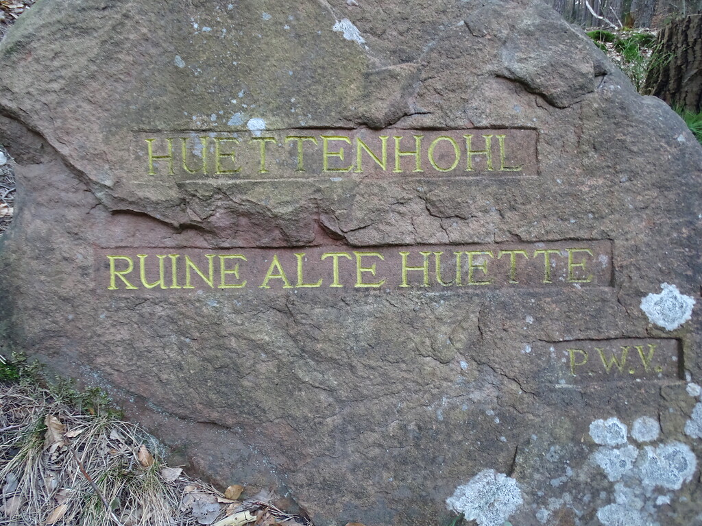 Ritterstein Nr. 239 Huettenhohl  Ruine alte Huette an der Totenkopfstraße (2020)