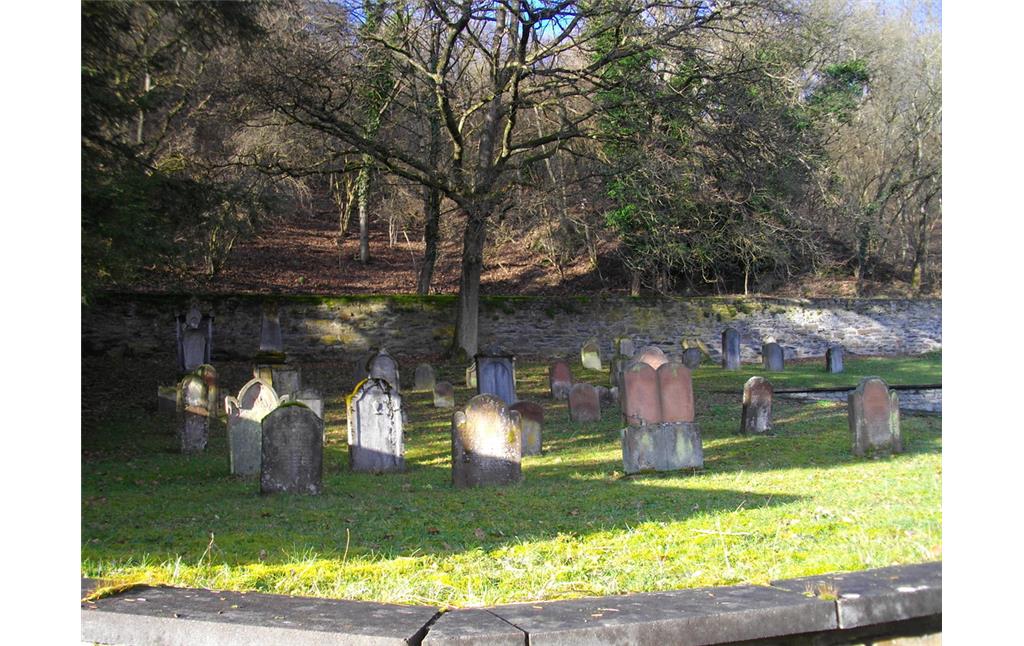 Grabsteine auf dem jüdischen Friedhof in Bad Ems (2008).