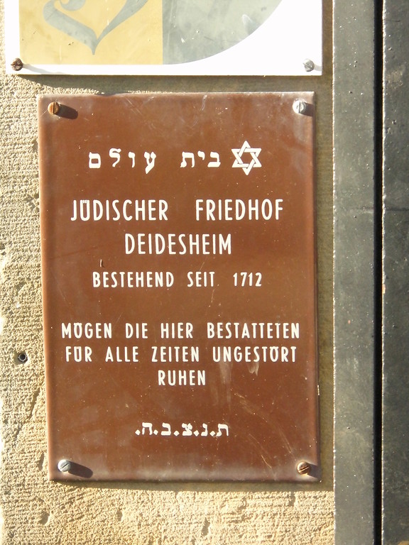Jüdischer Friedhof Deidesheim (2017)