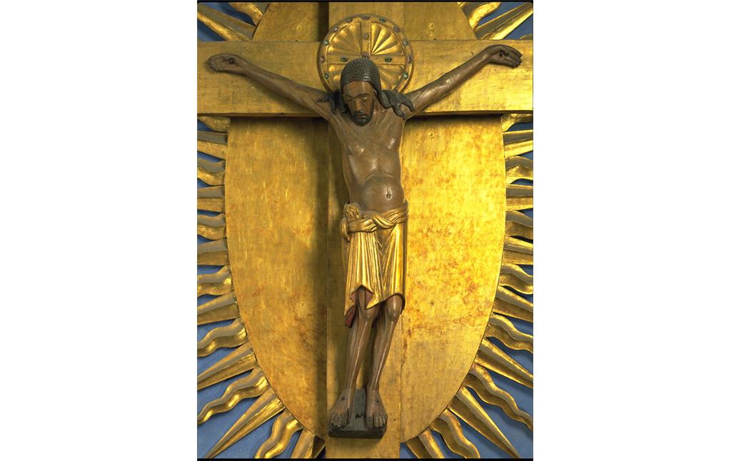 Detailaufnahme der Jesus-Figur am Gerokreuz im Kölner Dom (2010).