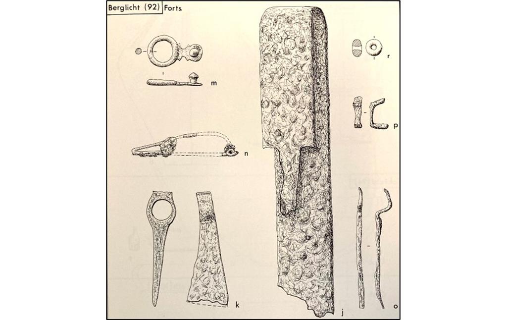 Archäologische Funde aus Berglicht (um 1995)