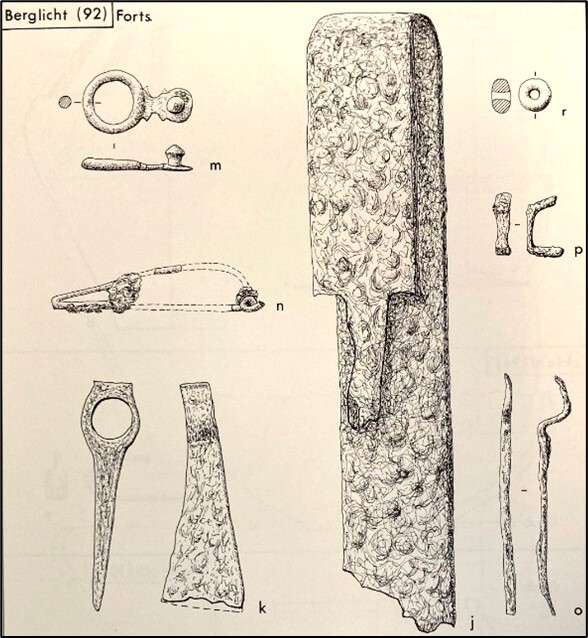 Archäologische Funde aus Berglicht (um 1995)