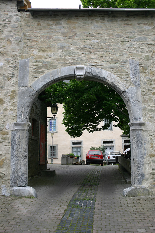 Hauptportal von Burg Schadeck in Runkel (2008)