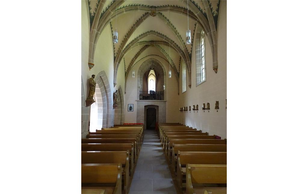 Innenraum der Kirche Mariä Himmelfahrt in Labach (2018)