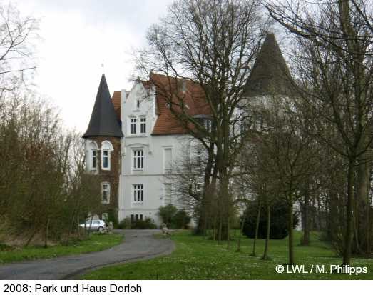 Das durch durch Freiherr Carl v. Bodelschwingh-Plettenberg 1869-1872 erbaute Haus Dorloh in Castrop-Rauxel (2008).