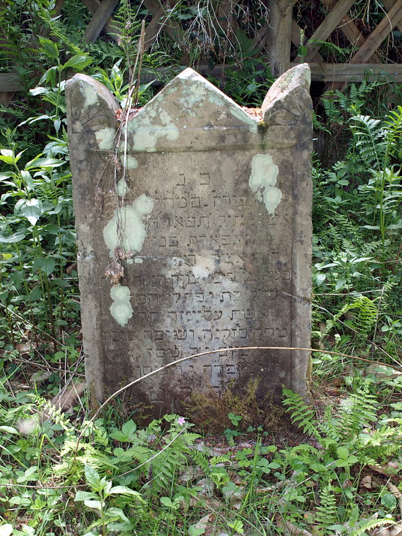 Grabstein auf dem Jüdischen Friedhof bei Klotten (2011)