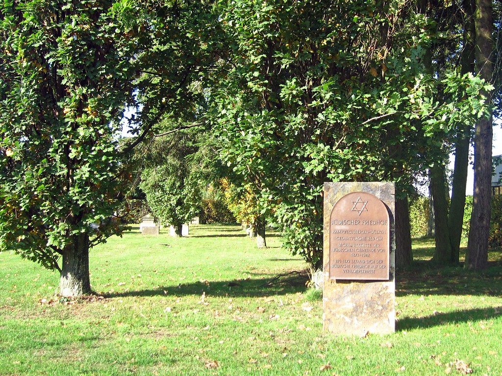 Jüdischer Friedhof am Kampweg in Dülken (2013).