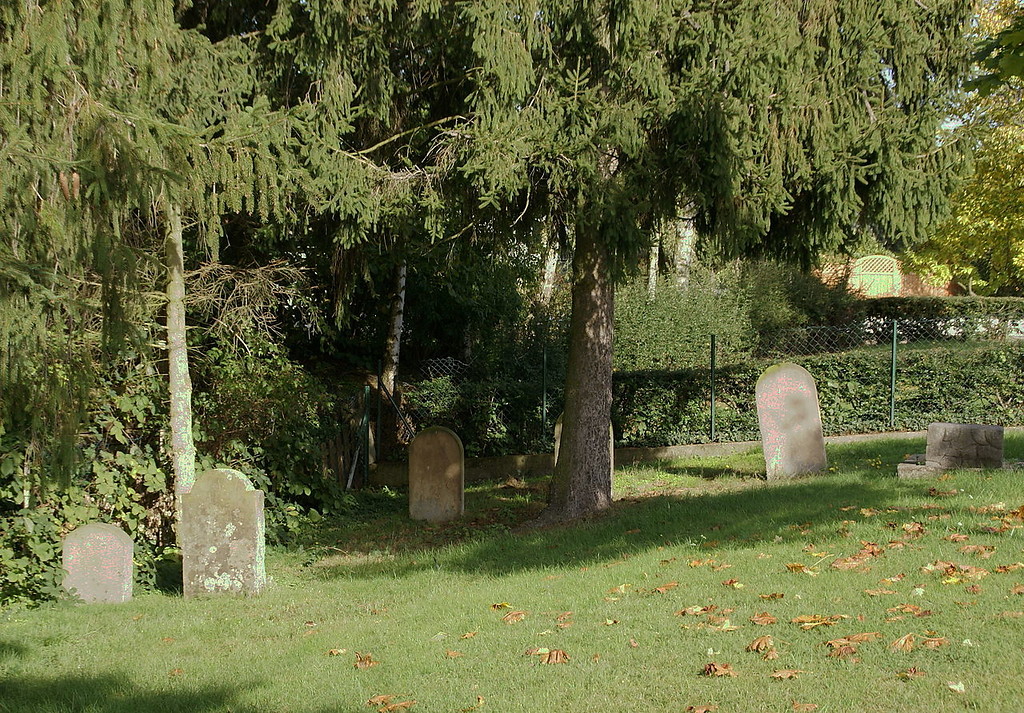 Das Gräberfeld des jüdischen Friedhofs am Dornbuschweg in Swistal-Heimerzheim (2013).
