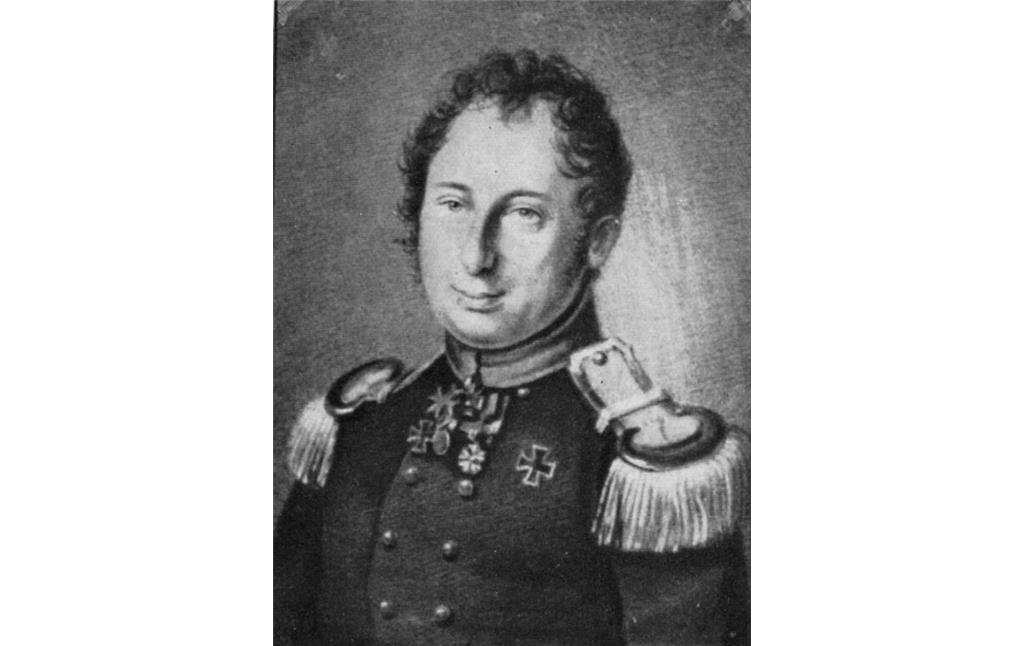 Portraitzeichnung des Anton von Seydlitz (1777-1832).