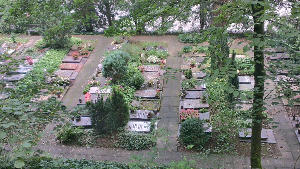 Blick auf den Koblenzer Hauptfriedhof (2014)