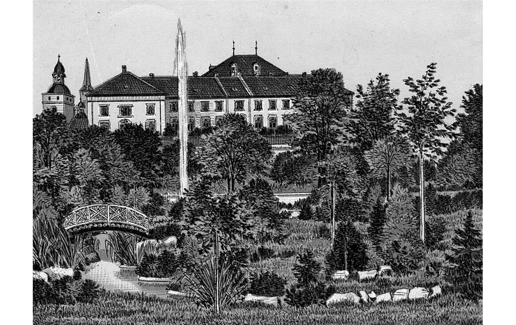 Residenz in Kirchheimbolanden und Schlosspark (19. Jahrhundert)