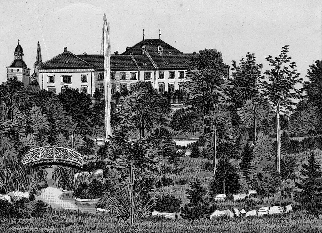 Residenz in Kirchheimbolanden und Schlosspark (19. Jahrhundert)
