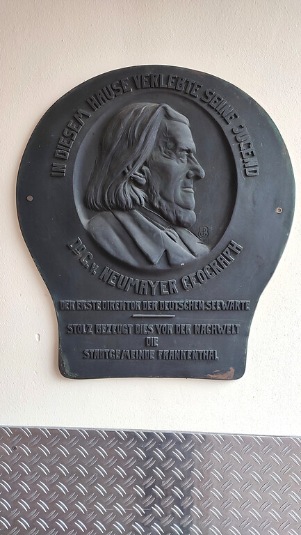 Gedenktafel Georg von Neumayers in Frankenthal