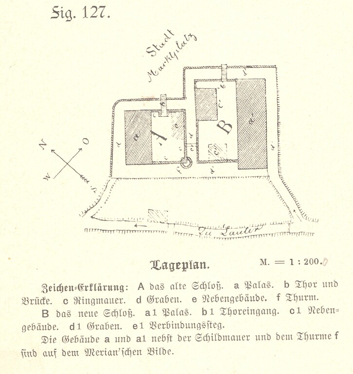 Rekonstruktion des Schlosskomplexes um 1895/97