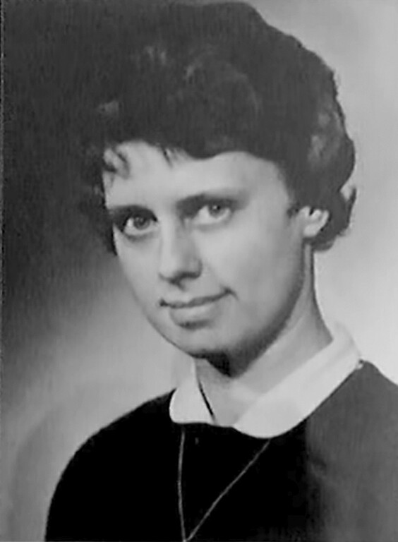 Porträtfoto der Lehrerin Ursula Kuhr (1939-1964), die bei dem Flammenwerfer-Attentat in Köln-Volkhoven getötet wurde.